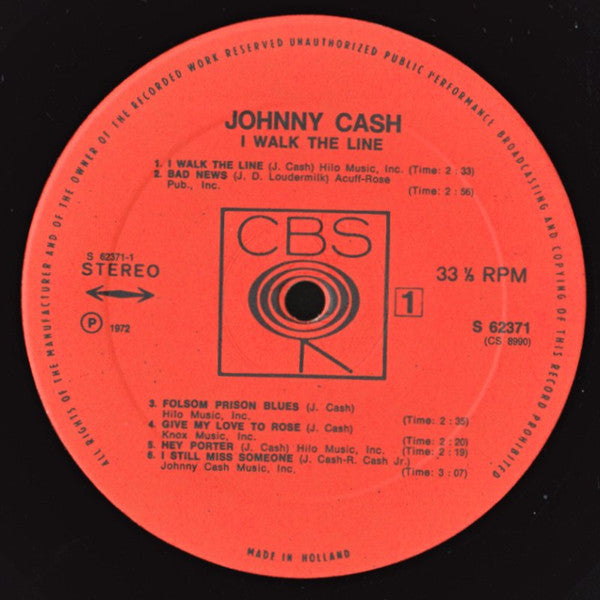 Johnny Cash : I Walk The Line (LP,Album,Reissue,Stereo)