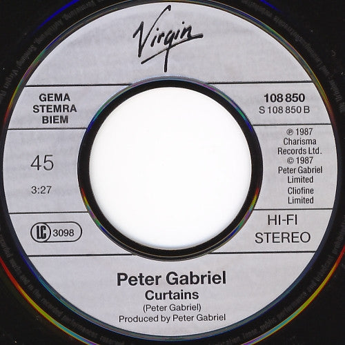 Peter Gabriel : Big Time (7",45 RPM,Single)