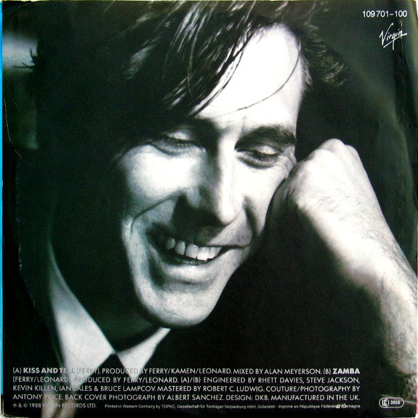 Bryan Ferry : Kiss And Tell (7",45 RPM,Single,Stereo)