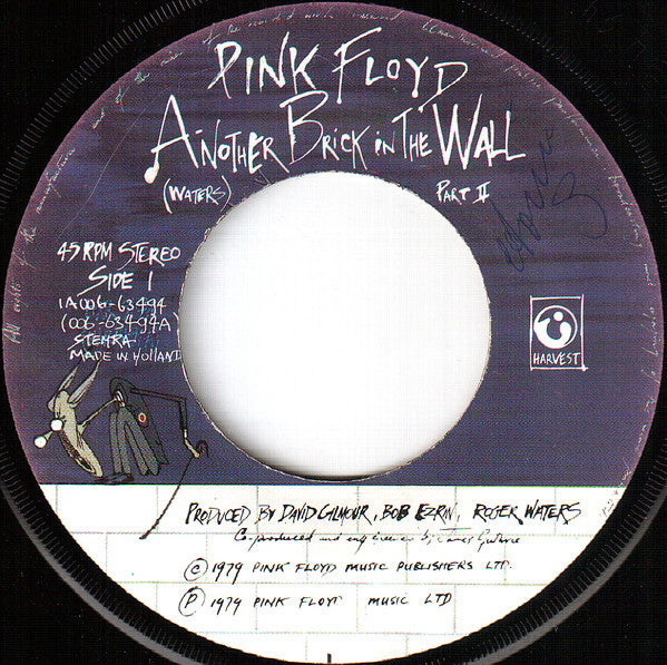 Pink Floyd : Another Brick In The Wall (Part II) (7",45 RPM,Single,Stereo)
