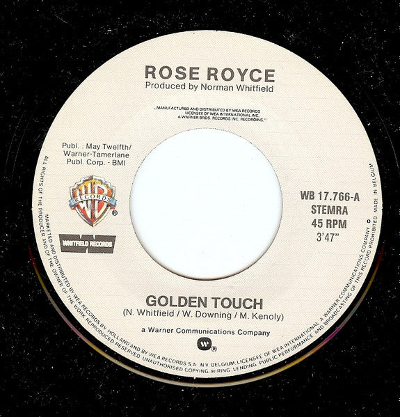 Rose Royce : Golden Touch / Love Is In The Air (7",45 RPM,Single)