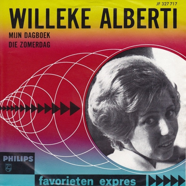 Willeke Alberti : Mijn Dagboek / Die Zomerdag (7",45 RPM,Single,Mono)