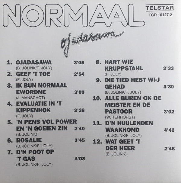 Normaal : Ojadasawa (CD, Album, RE)