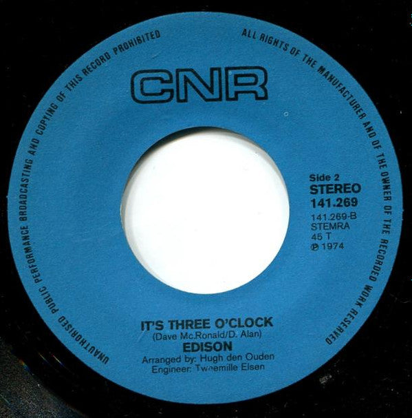 Edison (10) : Someone (7",45 RPM,Single)