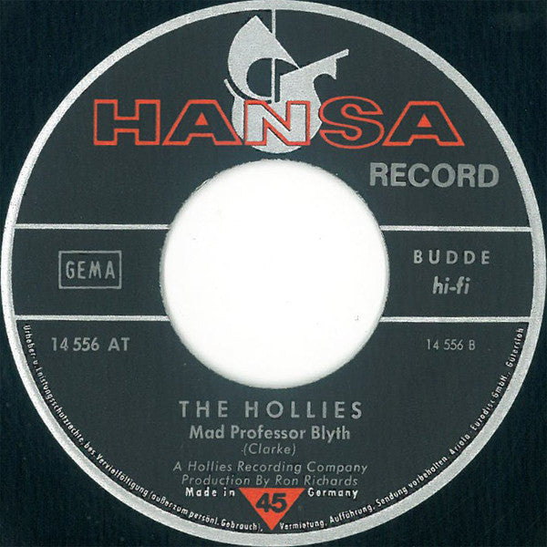 Hollies, The : You Can't Tell The Bottom From The Top (7",45 RPM,Single,Mono)
