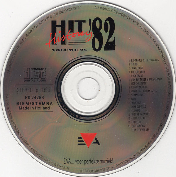 Various : Hit History '82 - Volume 28 (Compilation)