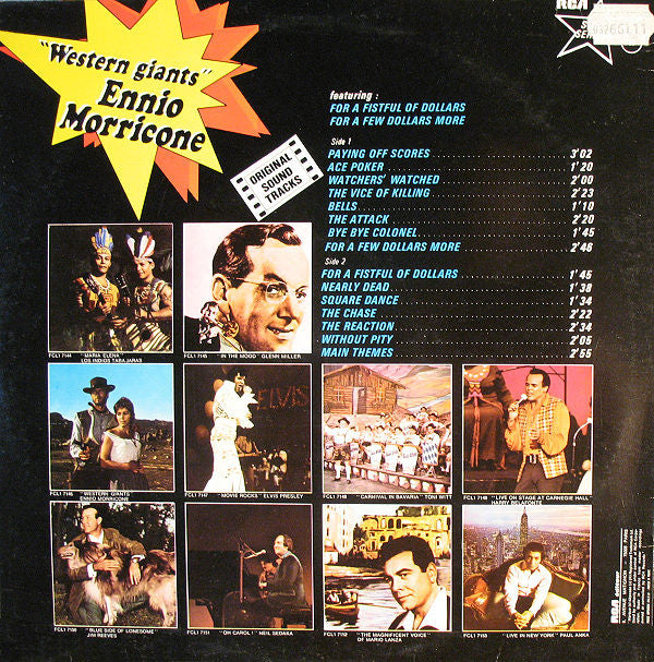 Ennio Morricone : Western Giants (Original Sound Tracks) (LP,Compilation)