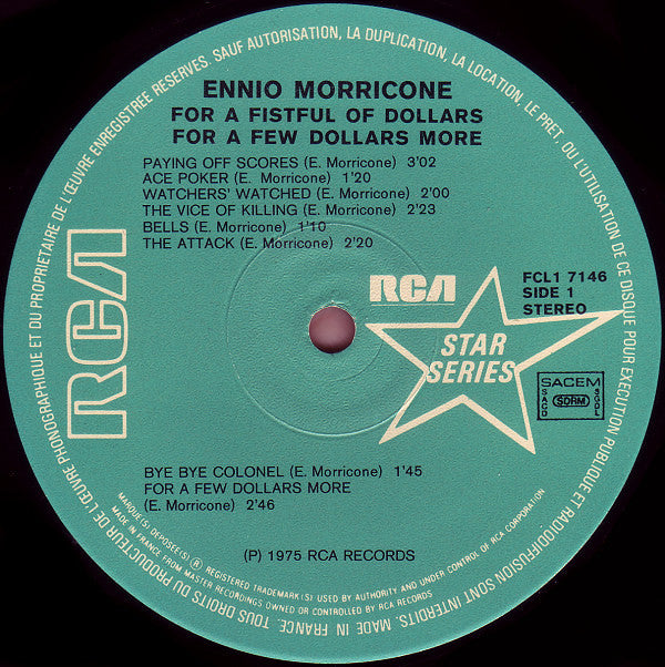 Ennio Morricone : Western Giants (Original Sound Tracks) (LP,Compilation)