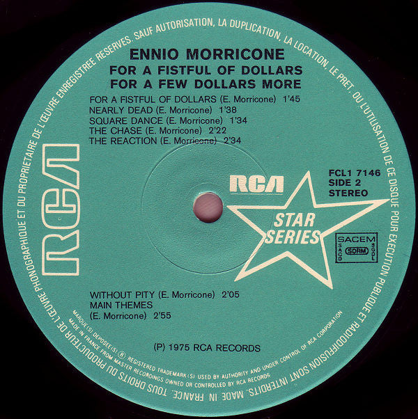 Ennio Morricone : Western Giants (Original Sound Tracks) (LP,Compilation)