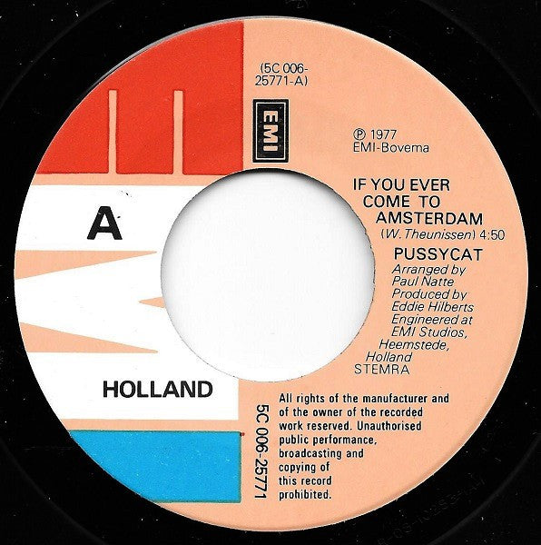 Pussycat (2) : If You Ever Come To Amsterdam (7",Single,45 RPM)