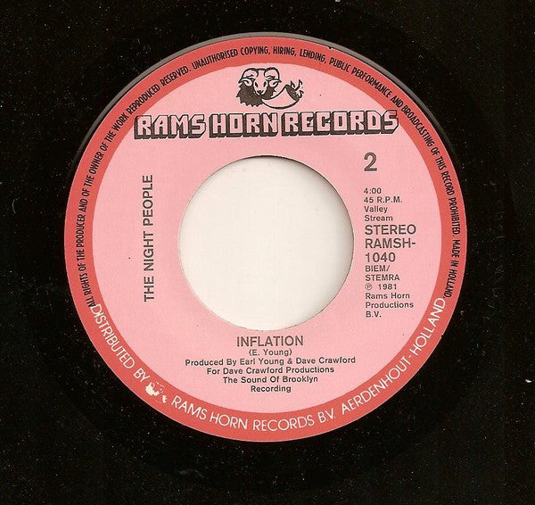 Night People, The : Again (7",Single,45 RPM)