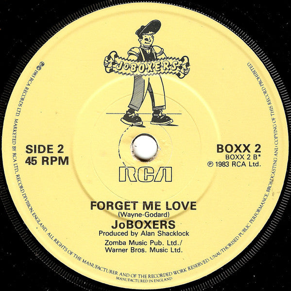 JoBoxers : Just Got Lucky (7",45 RPM,Single)