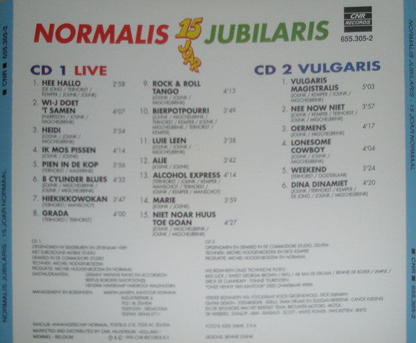 Normaal : Normalis Jubilaris (15 Jaar) (Album)