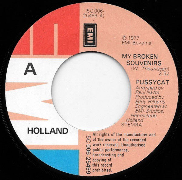 Pussycat (2) : My Broken Souvenirs (7",45 RPM,Single)