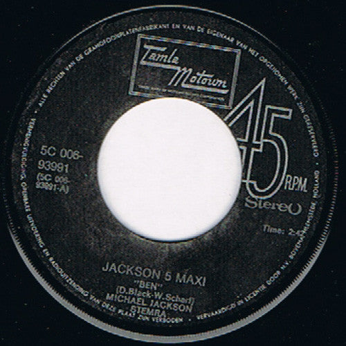 Michael Jackson / Jackson 5, The : Jackson 5 Maxi (7",45 RPM,Maxi-Single,Stereo)