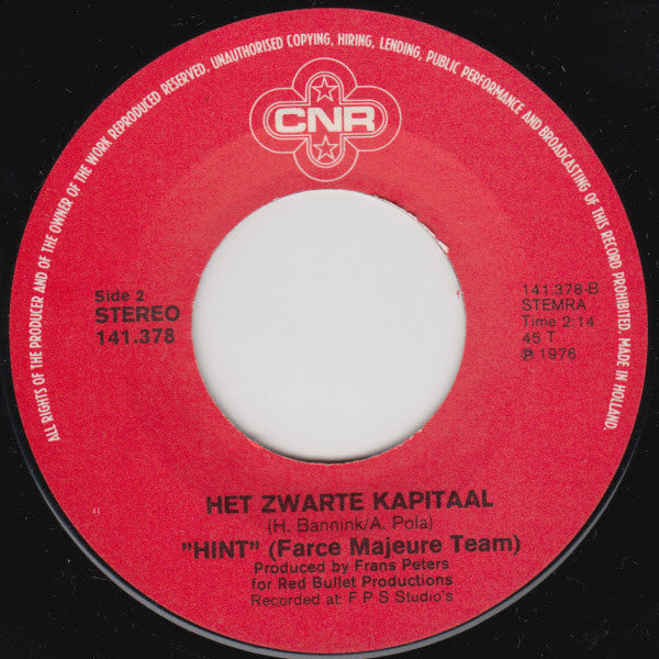 Farce Majeure : Een Goeie Haan Is Niet Vet (7",45 RPM,Single)