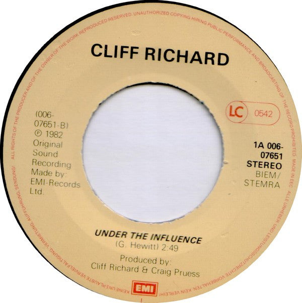 Cliff Richard : The Only Way Out (7",45 RPM,Single,Stereo)