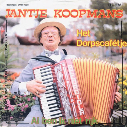 Jantje Koopmans : Het Dorpscafétje (7",45 RPM,Single)