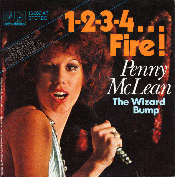 Penny McLean : 1-2-3-4... Fire! (7",45 RPM,Single,Stereo)