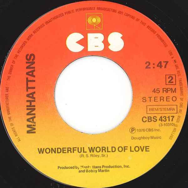 Manhattans : Kiss And Say Goodbye (7",45 RPM,Single)