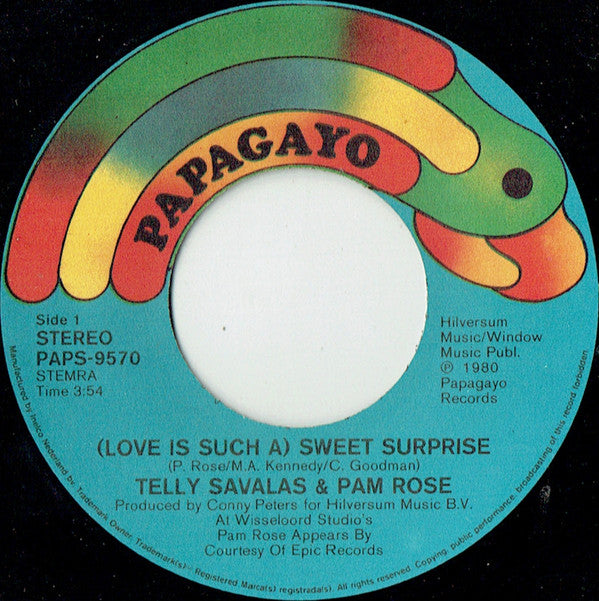 Telly Savalas : Sweet Surprise (7",45 RPM,Single,Stereo)