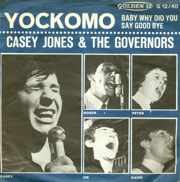 Casey Jones & The Governors : Yockomo (7",45 RPM,Single,Mono)
