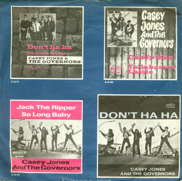 Casey Jones & The Governors : Yockomo (7",45 RPM,Single,Mono)