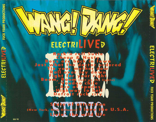 Wang! Dang! : Electrilived (CD)