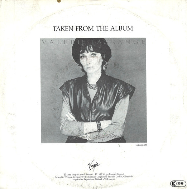 Valérie Lagrange : La Folie (7",45 RPM,Single,Stereo)