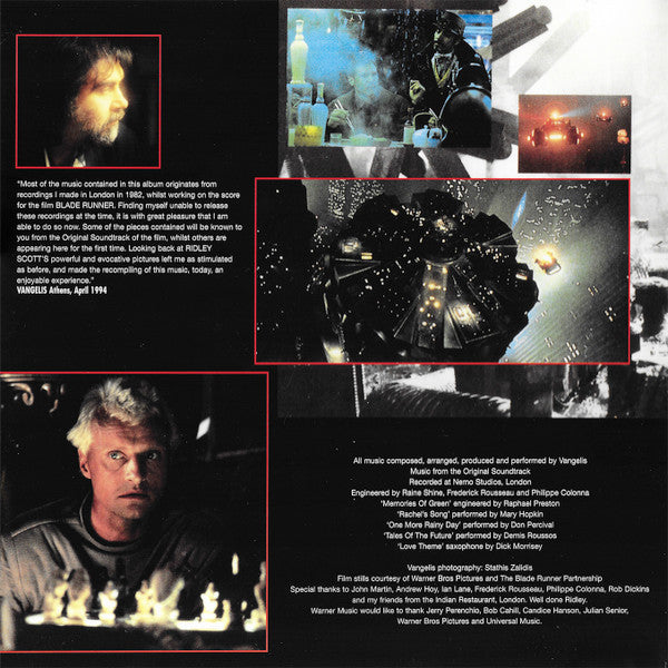 Vangelis : Blade Runner (LP,Album,Reissue)