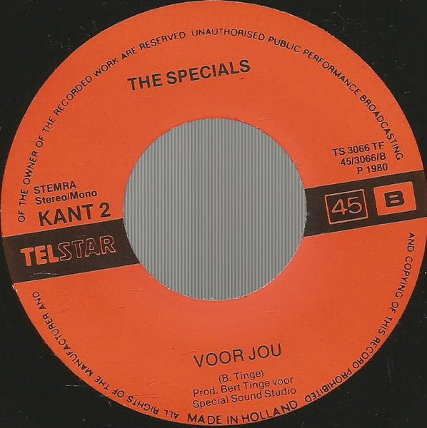 De Specials : Tomaatje (7",45 RPM,Single)