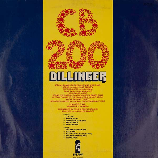 Dillinger : CB 200 (LP,Album,Stereo)