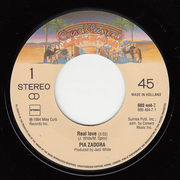 Pia Zadora : Real Love (7",45 RPM,Single)
