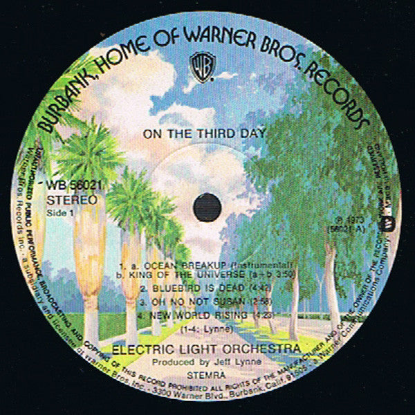 Electric Light Orchestra : On The Third Day (LP,Album)