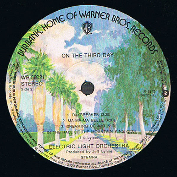 Electric Light Orchestra : On The Third Day (LP,Album)