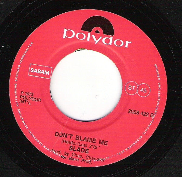 Slade : Merry Xmas Everybody (7",45 RPM,Single,Stereo)