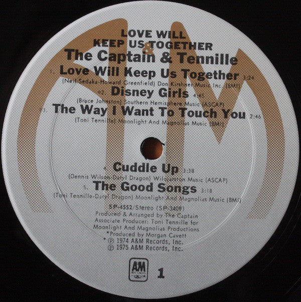 Captain And Tennille : Love Will Keep Us Together (LP,Album)