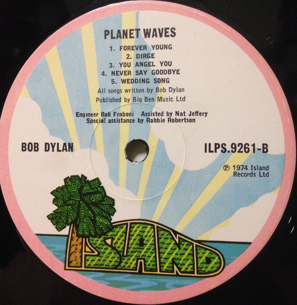 Bob Dylan : Planet Waves (LP,Album)