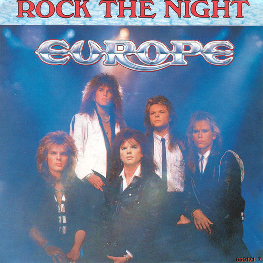 Europe (2) : Rock The Night (7",Single,45 RPM)