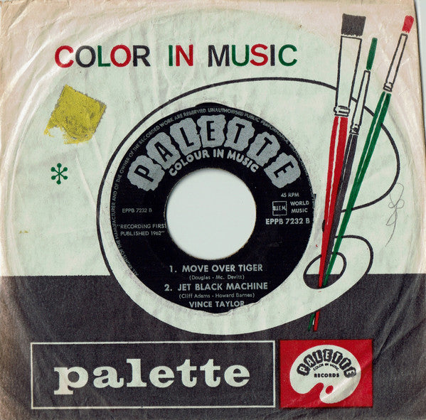 Vince Taylor : Taylor's Twist (7",45 RPM,EP)