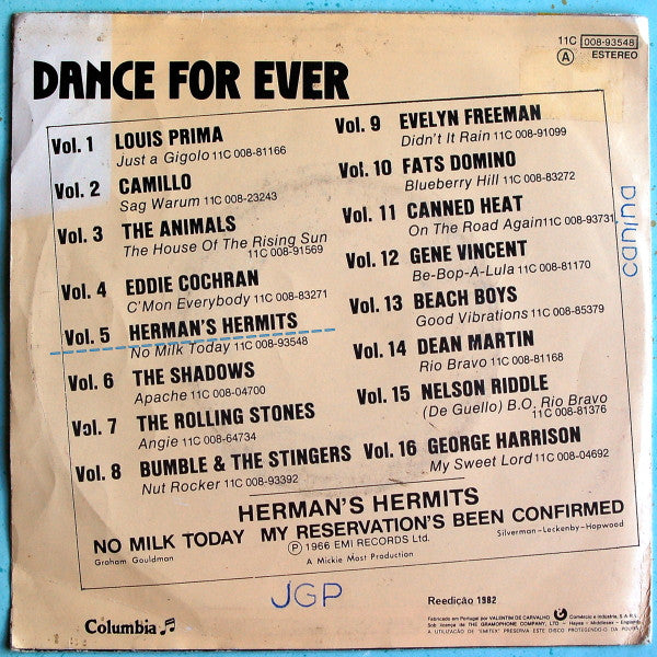 Herman's Hermits : No Milk Today (7",45 RPM,Stereo)