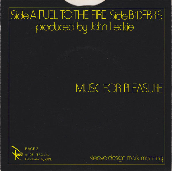 Music For Pleasure : Fuel To The Fire (7",45 RPM,Single)