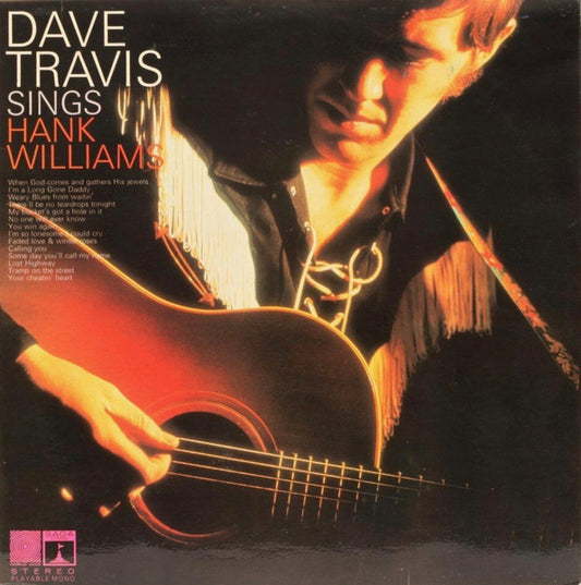 Dave Travis (2) : Dave Travis Sings Hank Williams (LP,Album)