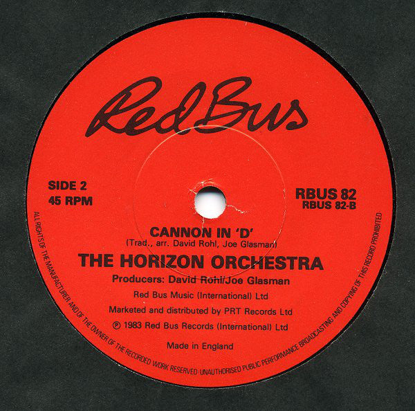 Olympic Orchestra, The / Horizon Orchestra, The : Reilly / Cannon In 'D' (7",45 RPM,Single)