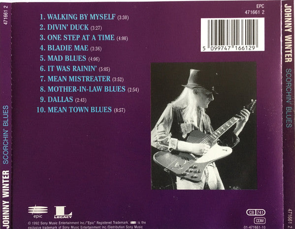 Johnny Winter : Scorchin' Blues (Compilation)