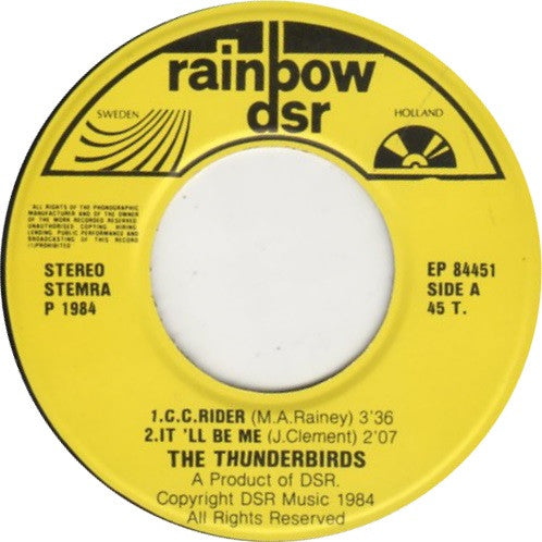 Thunderbirds (22), The : C.C. Rider (7",45 RPM,EP)