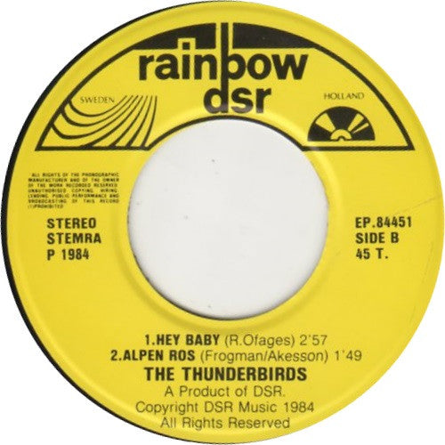 Thunderbirds (22), The : C.C. Rider (7",45 RPM,EP)