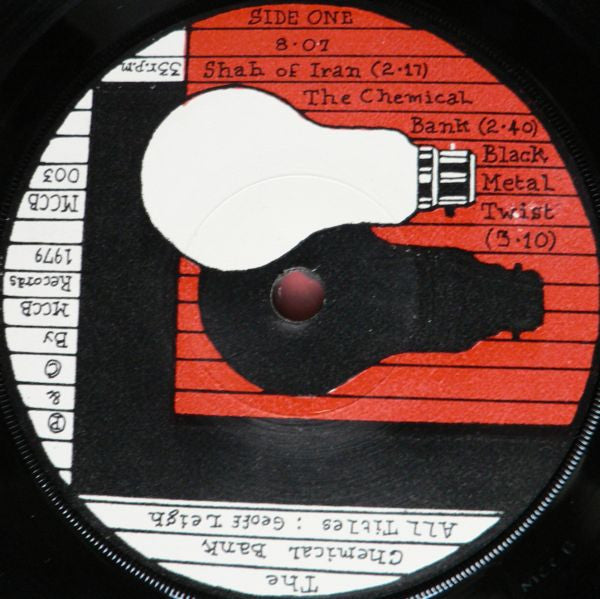 Geoff Leigh : The Chemical Bank (7",33 ⅓ RPM)