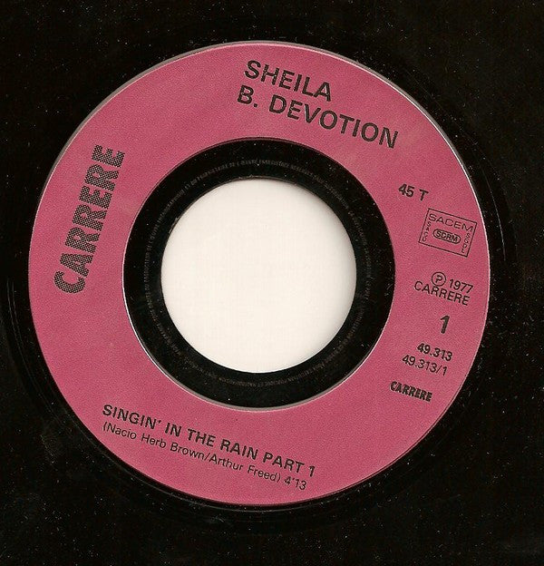 Sheila & B. Devotion : Singin' In The Rain (7",45 RPM,Single)