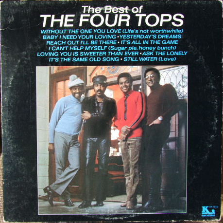 Four Tops : The Best Of The Four Tops (LP,Compilation,Mispress,Reissue)